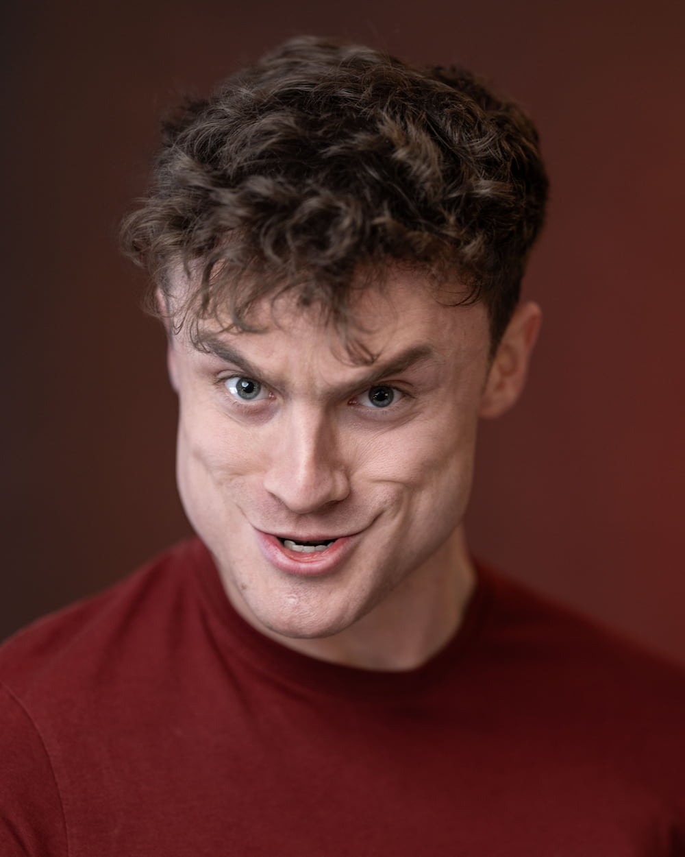 Image of Cormac voicing audiobook